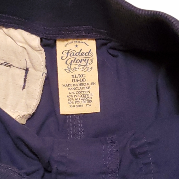 Girls School Uniform Navy Blue Shorts Size 14-16 - Picture 3 of 3